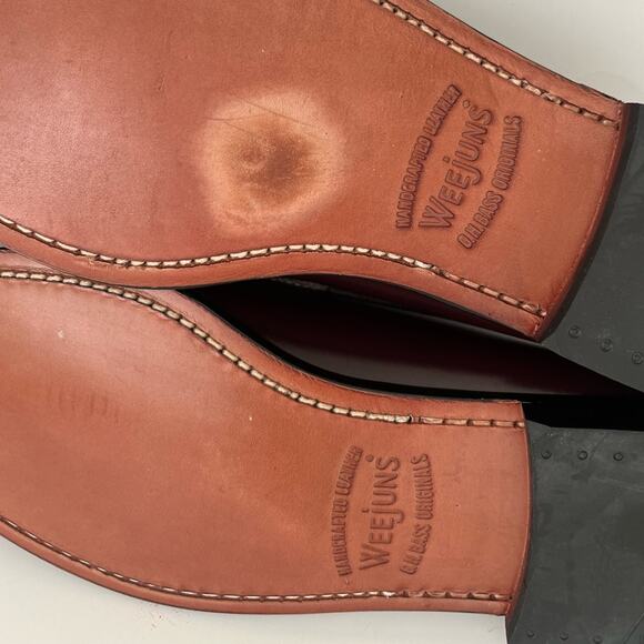 G.H. Bass Weejuns Logan leather loafers 11.5 NEW READ